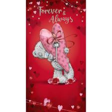 Forever & Always Me to You Bear Valentine's Day Card Image Preview